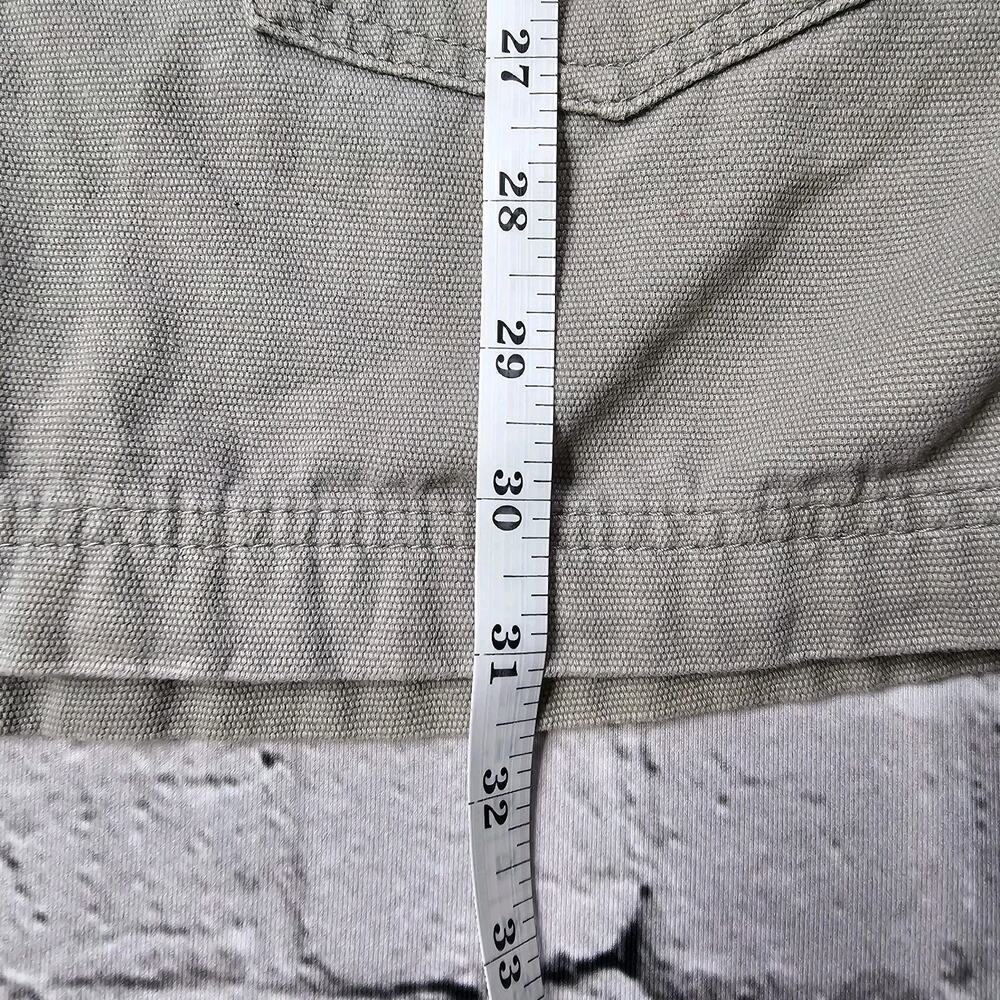 BDG Womens Urban Outfitters Gray Green Denim Overall Dress Size Large - Picture 10 of 12